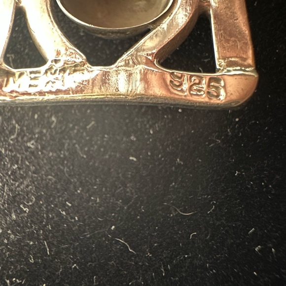 Vintage Sterling Silver 925 Cuff Bracelet Adjustable Women's - Picture 5 of 6